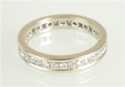 Brillant Memoryring zus. ca. 1,00 ct - Klenoty a Hodinky