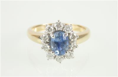 Brillant-Saphir Ring - Gioielli e orologi