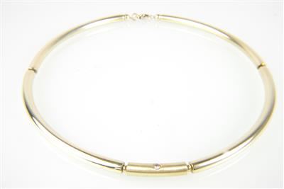 Brillantcollier ca. 0,10 ct - Jewellery and watches