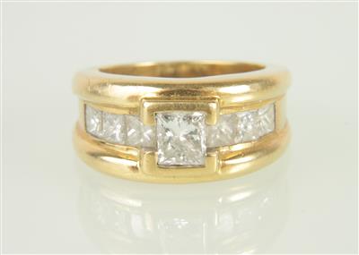 Diamantring ca. 1,30 ct - Jewellery and watches