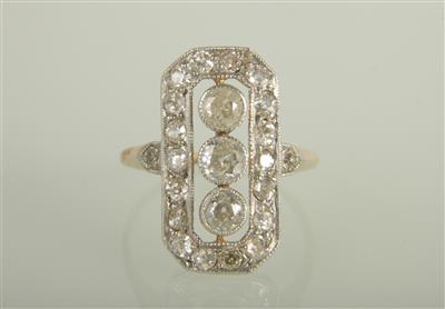 Diamantring zus. ca. 1,30 ct - Klenoty a Hodinky