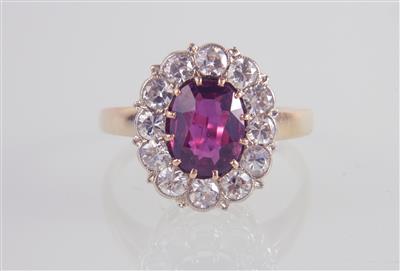 Diamant Rubinring - Gioielli