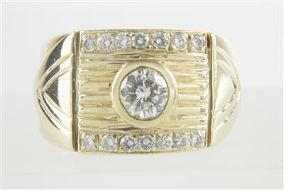 Brillantring zus. ca. 0,75 ct - Gioielli e orologi