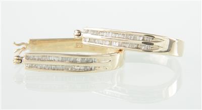 Diamantcreolen zus. ca. 0,45 ct - Jewellery and watches