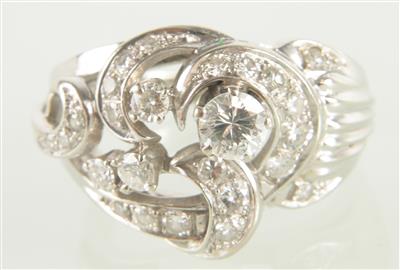 Brillant Diamantring zus. ca. 1 ct - Schmuck und Uhren