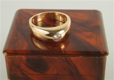 Brillant Ring 0,27 ct (grav.) - Jewellery and watches