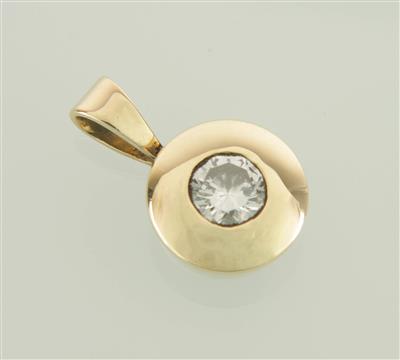 Brillantanhänger ca. 0,25 ct - Schmuck und Uhren