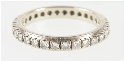 Brillantmemoryring zus. ca. 0,60 ct - Jewellery and watches