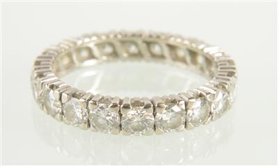 Brillantmemoryring zus. ca. 2,40 ct - Jewellery and watches