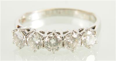 Brillantring zus. 1,08 ct - Klenoty a Hodinky