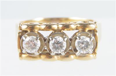 Brillantring zus. ca. 0,55 ct - Klenoty a Hodinky