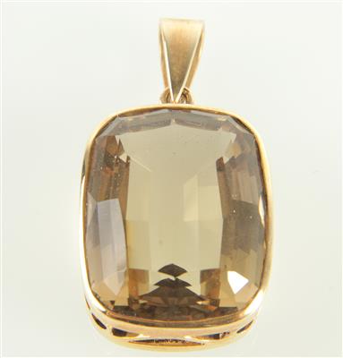 Citrinanhänger ca. 42 ct - Jewellery and watches