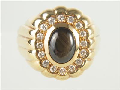 Brillant-Mondstein Ring - Jewellery and watches