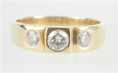 Brillantring zus. ca. 0,55 ct - Klenoty a Hodinky