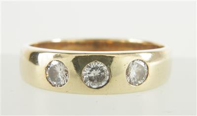 Brillantring zus. ca. 0,60 ct - Klenoty a Hodinky