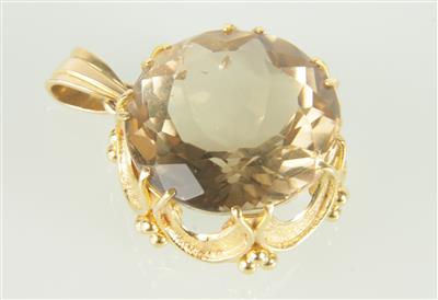 Citrinanhänger ca. 28 ct - Jewellery and watches