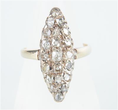 Diamantring zus. ca. 0,90 ct - Schmuck und Uhren