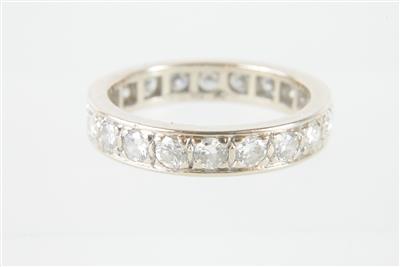 Brillant Memoryring zus. ca. 1,50 ct - Klenoty a Hodinky