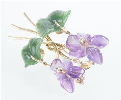 Brillantblütenbrosche - Jewellery and watches