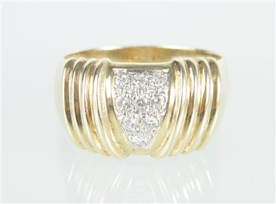 Brillantring zus. ca. 0,15 ct - Klenoty a Hodinky