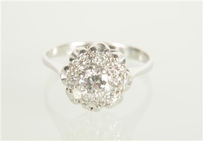 Brillantring zus. ca. 0,60 ct - Schmuck und Uhren