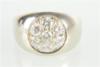 Brillantring zus. ca. 1,05 ct - Schmuck und Uhren