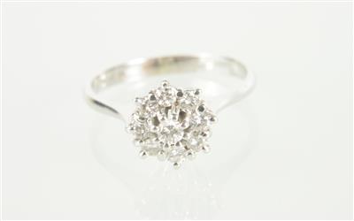 Brilllantring zus. ca. 0,30 ct - Klenoty a Hodinky