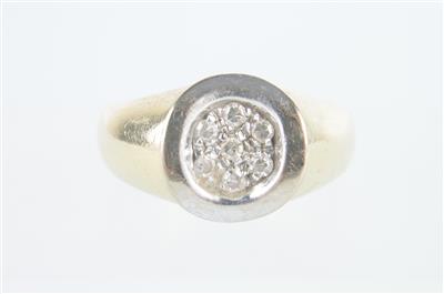 Diamantring zus. ca. 0,10 ct - Gioielli e orologi