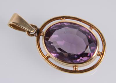 Amethystanhänger ca. 6,50 ct - Schmuck und Uhren