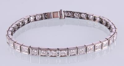 Brillant Armkette zus. ca. 4,30 ct - Jewellery and watches