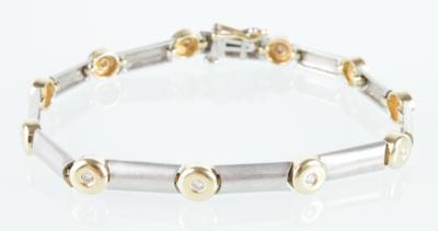 Brillantarmkette zus. 0,24 ct - Klenoty a Hodinky