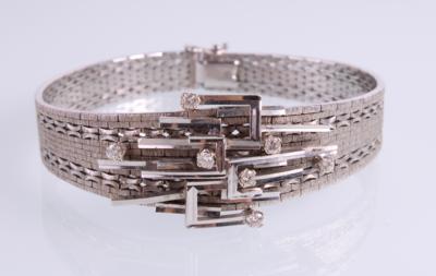 Brillantarmkette zus. 0,35 ct - Jewellery and watches