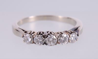 Brillantring zus. ca. 0,55 ct - Klenoty a Hodinky