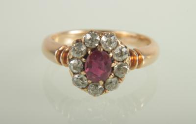 Diamantring zus. ca. 0,45 ct - Schmuck und Uhren