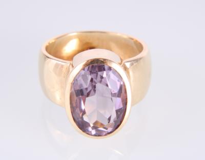 Amethystring ca. 5,5 ct - Klenoty a Hodinky