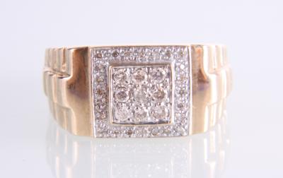 Brillant-Diamant Ring zus. 0,50 ct - Klenoty a Hodinky