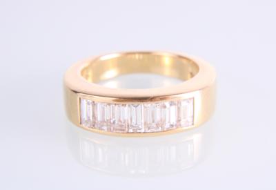 Diamantring zus. ca. 1 ct - Jewellery and watches