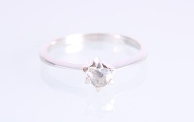 Diamantring ca. 0,10 ct - Jewellery and watches