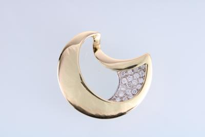 Diamantanhänger zus. ca. 0,40 ct - Jewellery