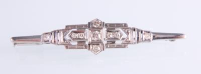 Altschliffbrillant-Diamant Brosche - Jewellery and watches