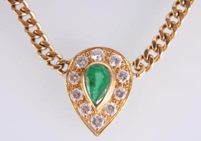 Brillant Smaragdcollier - Šperky a hodinky