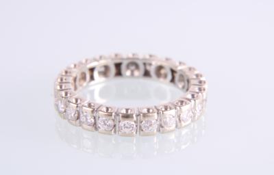 Brillantmemoryring zus. ca. 0,70 ct - Jewellery and watches