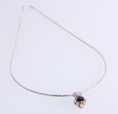 Diamantcollier zus. ca. 0,25 ct - Šperky a hodinky