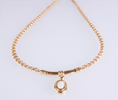 Brillant-Opal Collier - Klenoty a Hodinky