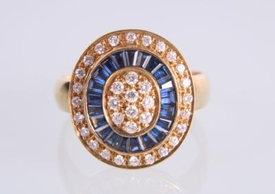 Brillant-Saphir Ring - Jewellery and watches