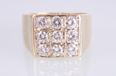 Brillantring zus. ca. 1,08 ct - Jewellery and watches