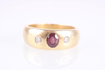 Brillantring zus. 0,18 ct (grav.) - Schmuck und Uhren