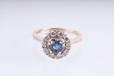 Brillantring zus. 0,32 ct (graviert) - Schmuck und Uhren