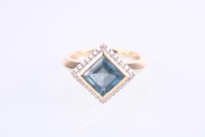 Diamantring zus. ca. 0,15 ct - Gioielli e orologi