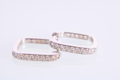 Brillantcreolen zus. ca. 0,25 ct - Jewellery and watches